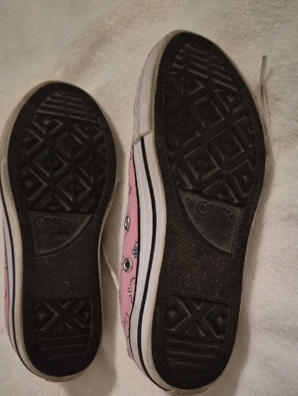 Converse Pink Hello Kitty Kids High-Top Sneakers